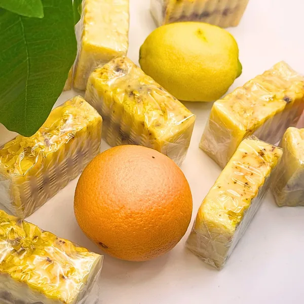 Orange and Lemon Tango soap bar